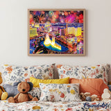 Diamond Painting - Fireworks in Las Vegas