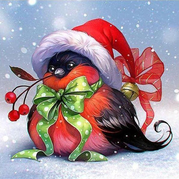 Diamond Painting - Christmas Bird