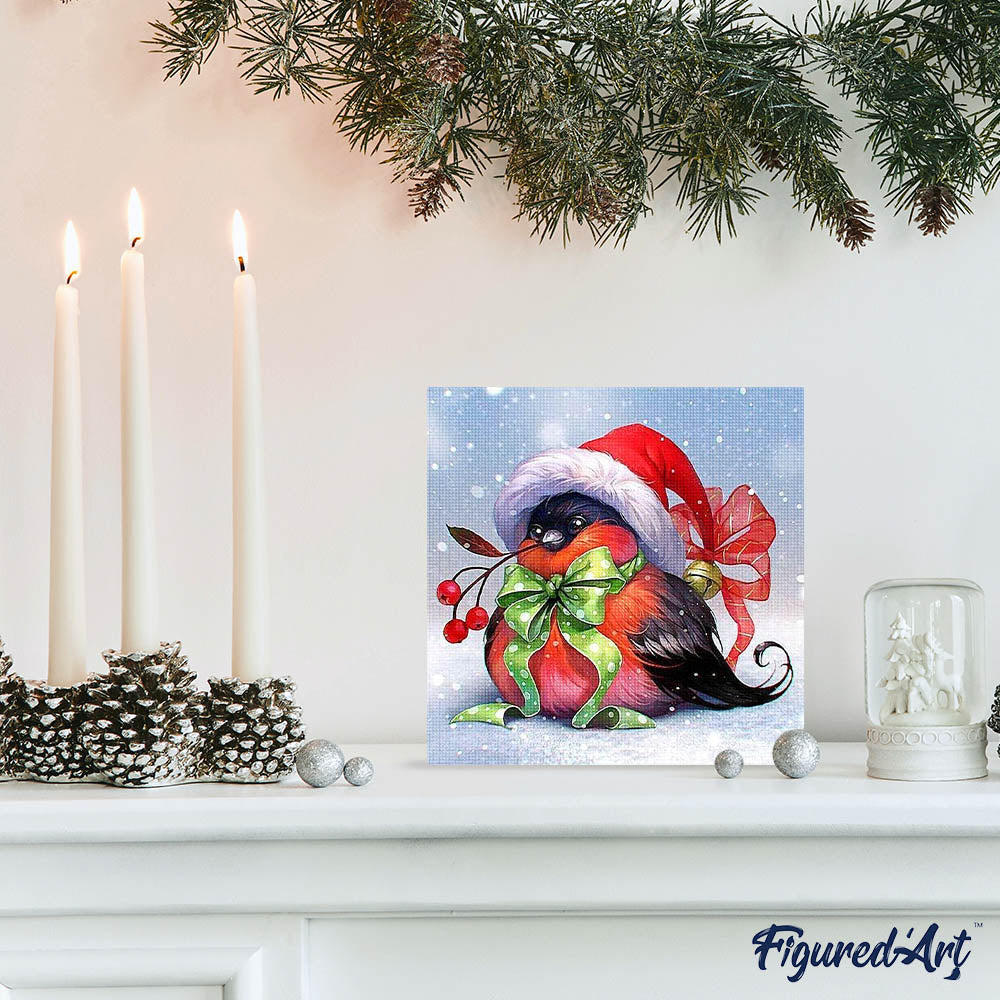 Diamond Painting - Christmas Bird