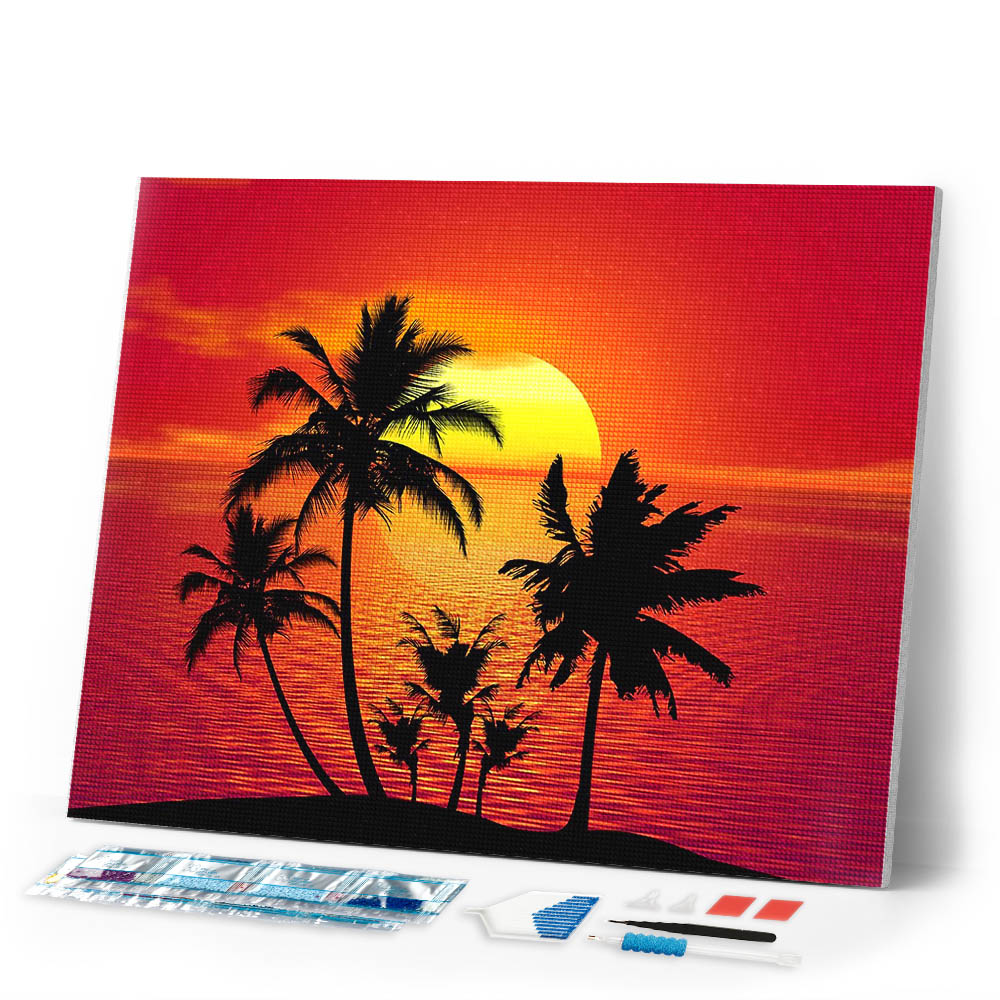 Diamond Painting - Palm Trees