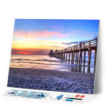 Load image into Gallery viewer, Diamond Painting - Pier on the Sea