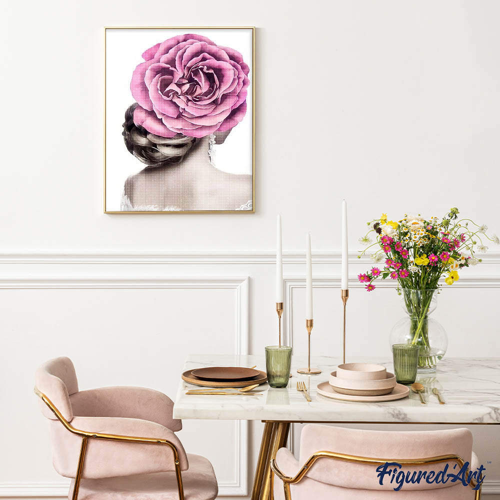 Diamond Painting - Flower Bun