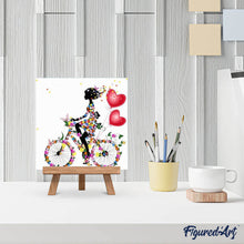 Load image into Gallery viewer, Diamond Painting - Bike and Flowers