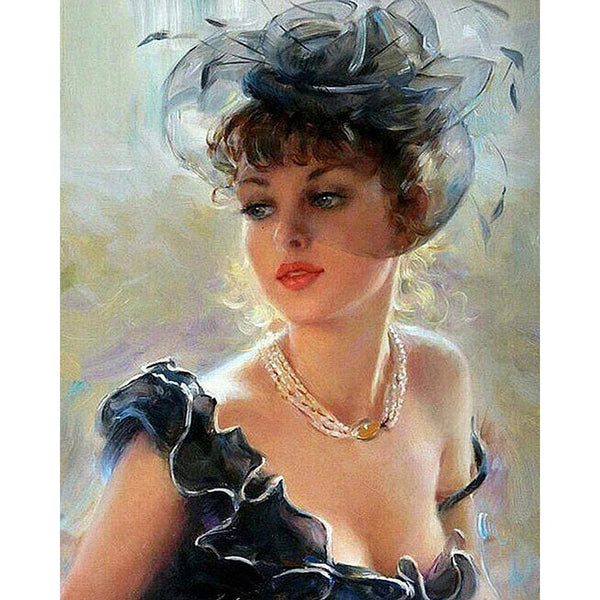 Diamond Painting - Elegant in Black