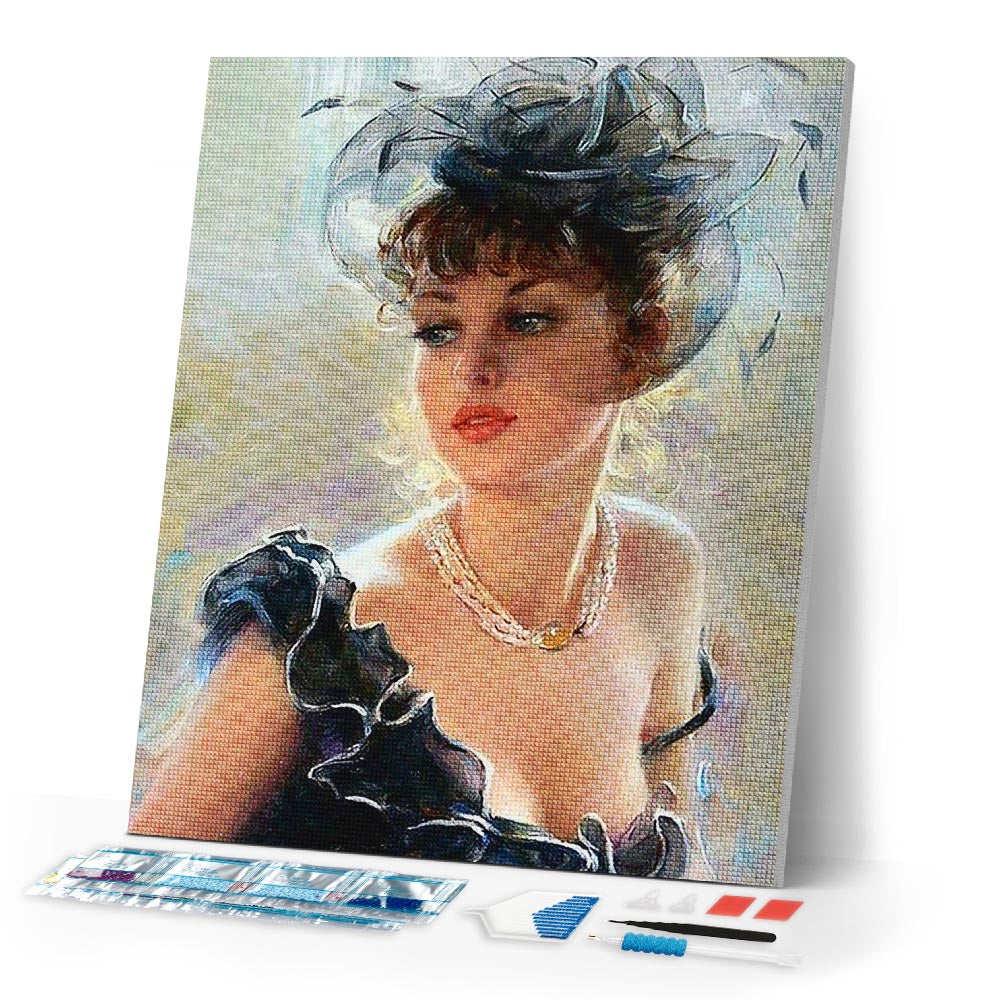 Diamond Painting - Elegant in Black