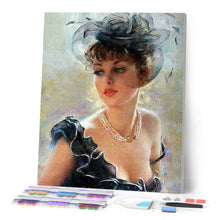 Load image into Gallery viewer, Diamond Painting - Elegant in Black