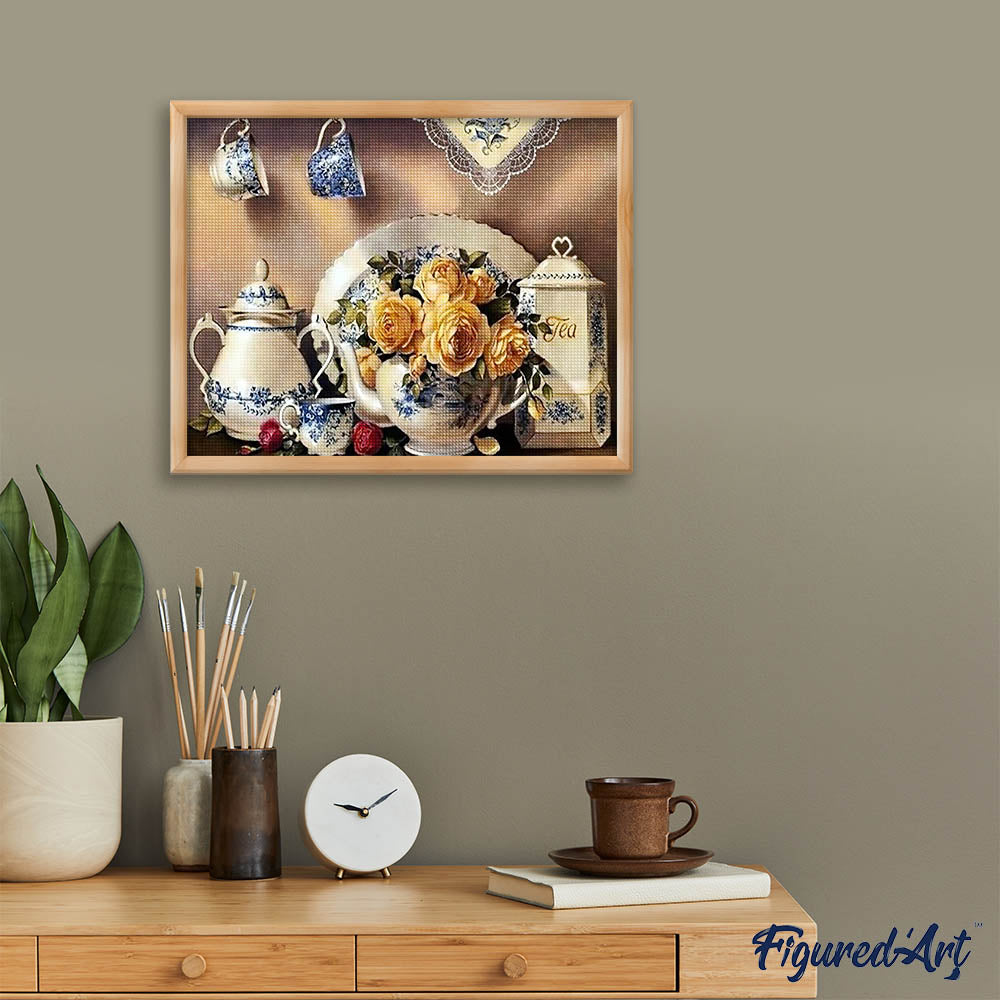 Diamond Painting - Tea Service