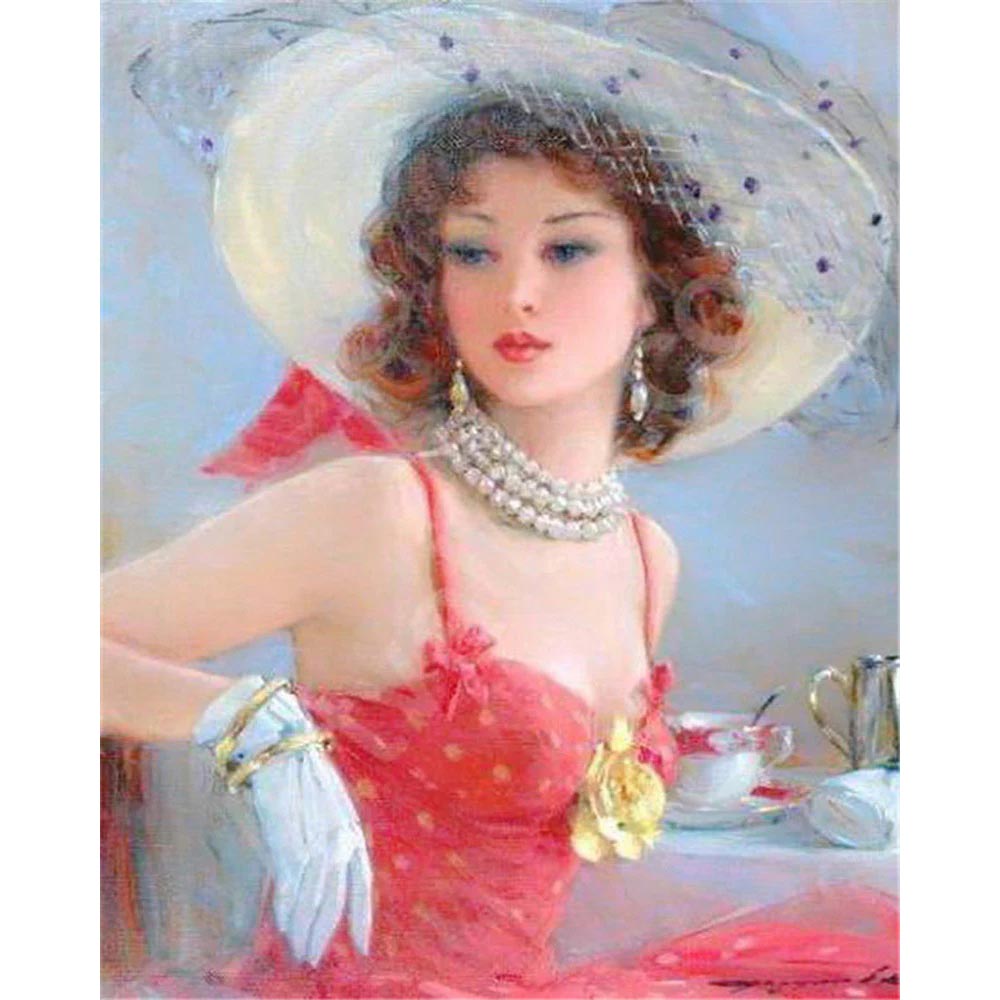 Diamond Painting - Elegant in Red