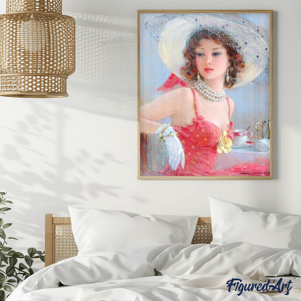 Diamond Painting - Elegant in Red