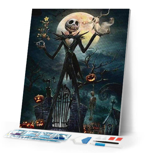 Diamond Painting | Diamond Painting - Mr. Halloween | Diamond Painting Religion halloween religion | FiguredArt