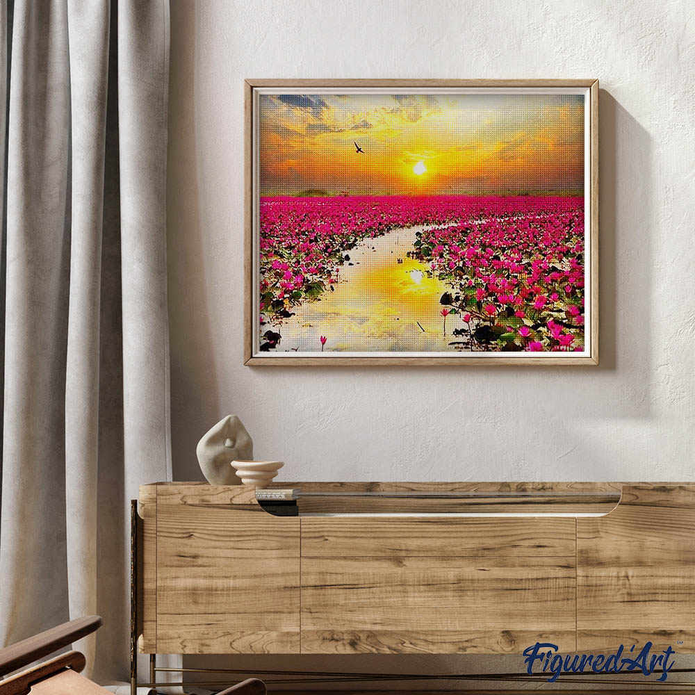 Diamond Painting - Water Lilies