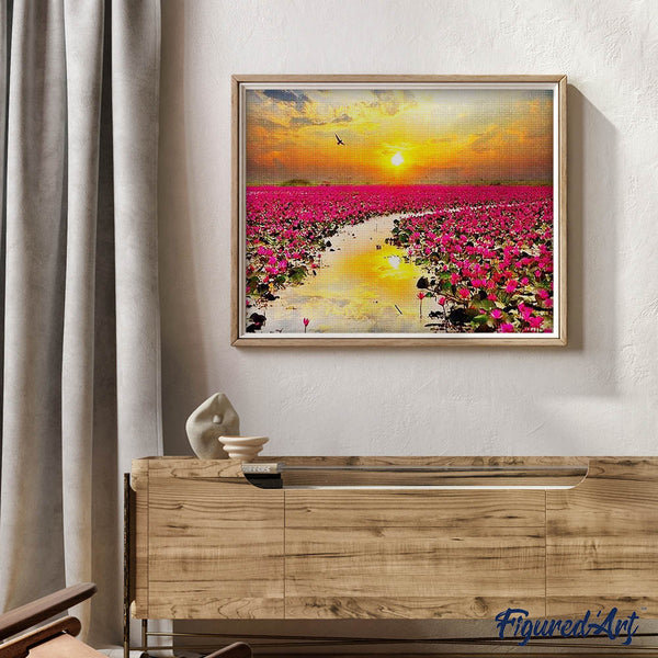 Diamond Painting - Water Lilies