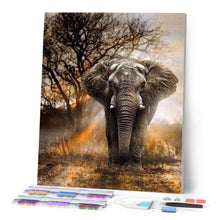 Load image into Gallery viewer, Diamond Painting - Elephant in the Savanna