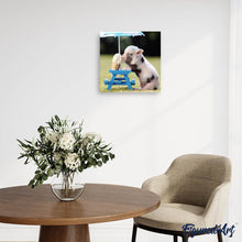 Load image into Gallery viewer, Diamond Painting - Pig and Ice
