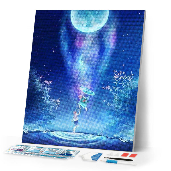 Diamond Painting | Diamond Painting - Great Moon | Diamond Painting Landscapes landscapes | FiguredArt