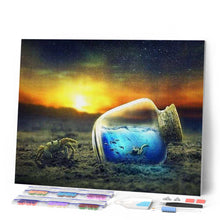 Load image into Gallery viewer, Diamond Painting - Crab and Sea Bottle
