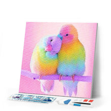 Load image into Gallery viewer, Diamond Painting | Diamond Painting - Parrots Couple | animals birds Diamond Painting Animals parrots | FiguredArt