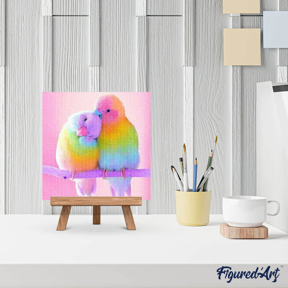Diamond Painting - Parrots Couple
