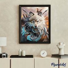 Load image into Gallery viewer, Diamond Painting - Wolf Warrior