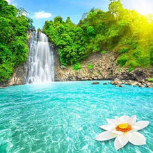 Load image into Gallery viewer, Diamond Painting - Lagoon and Waterfall