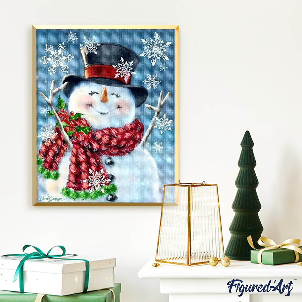 Diamond Painting - Happy Snowman