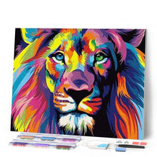 Load image into Gallery viewer, Diamond Painting - Lion Pop Art