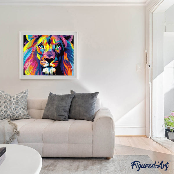 Diamond Painting - Lion Pop Art
