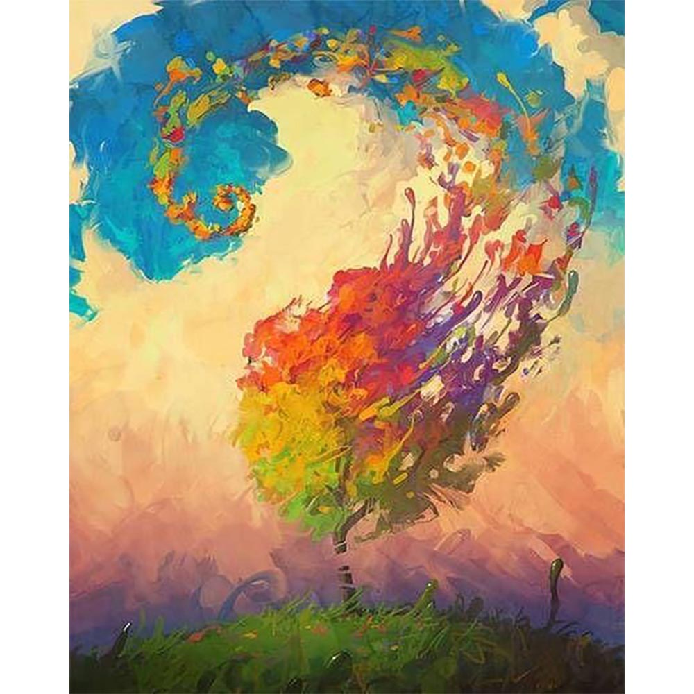 Diamond Painting - Tree Design