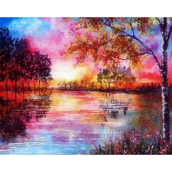 Diamond Painting - Peaceful Lake
