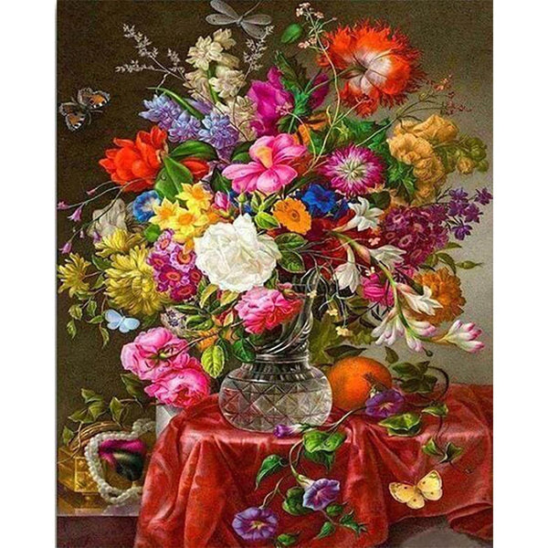Diamond Painting - Large Bouquet of Flowers