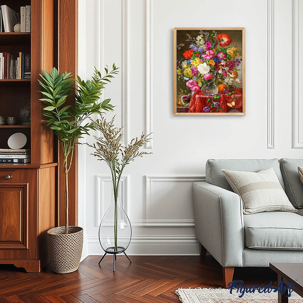 Diamond Painting - Large Bouquet of Flowers