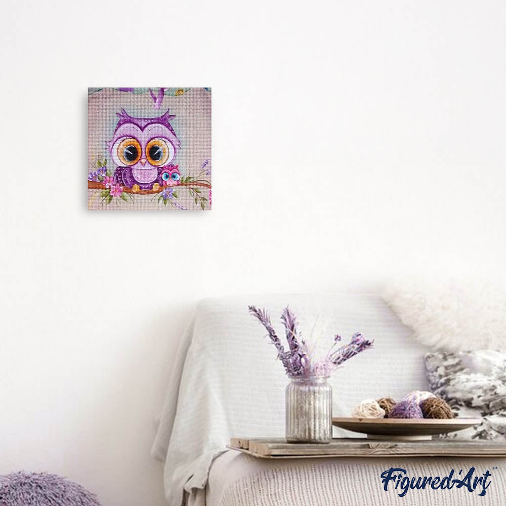 Diamond Painting - Birds and Big Eyes