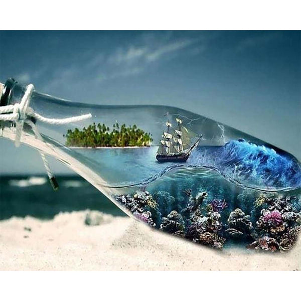 Diamond Painting - Sea Bottle