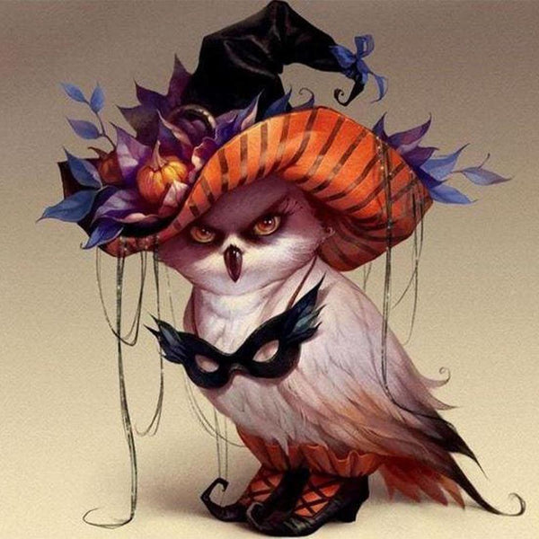 Diamond Painting - Bird with Hat