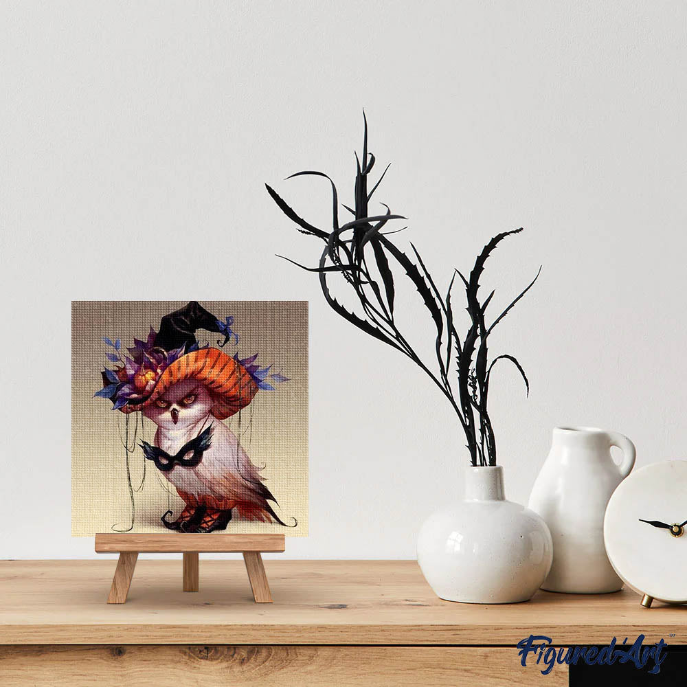 Diamond Painting - Bird with Hat