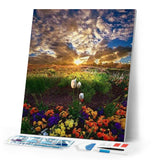 Diamond Painting | Diamond Painting - Field of Flowers | Diamond Painting Flowers flowers | FiguredArt