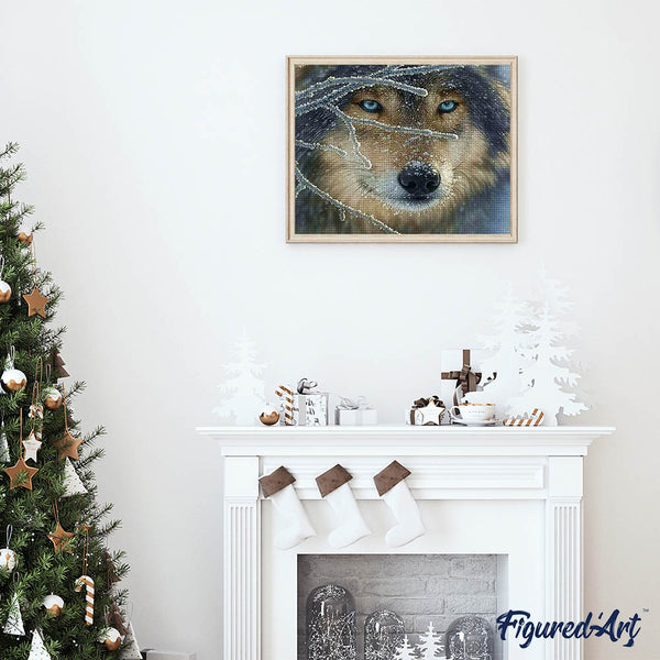 Diamond Painting - Face of Wolf