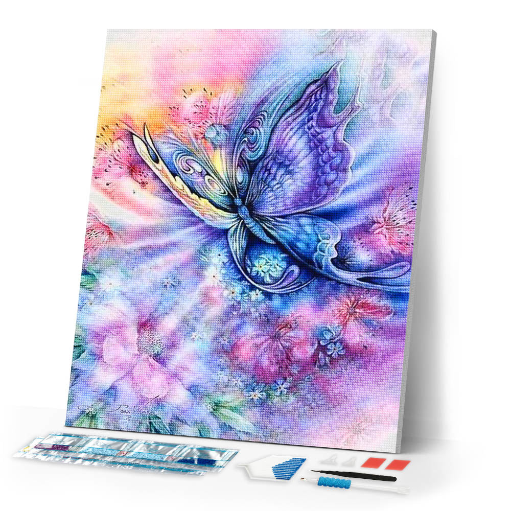 Diamond Painting | Diamond Painting - Color Butterfly | animals butterflies Diamond Painting Animals | FiguredArt