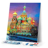 Diamond Painting | Diamond Painting - Moscow Kremlin | cities Diamond Painting Cities | FiguredArt