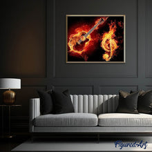 Load image into Gallery viewer, Diamond Painting - Fire Music