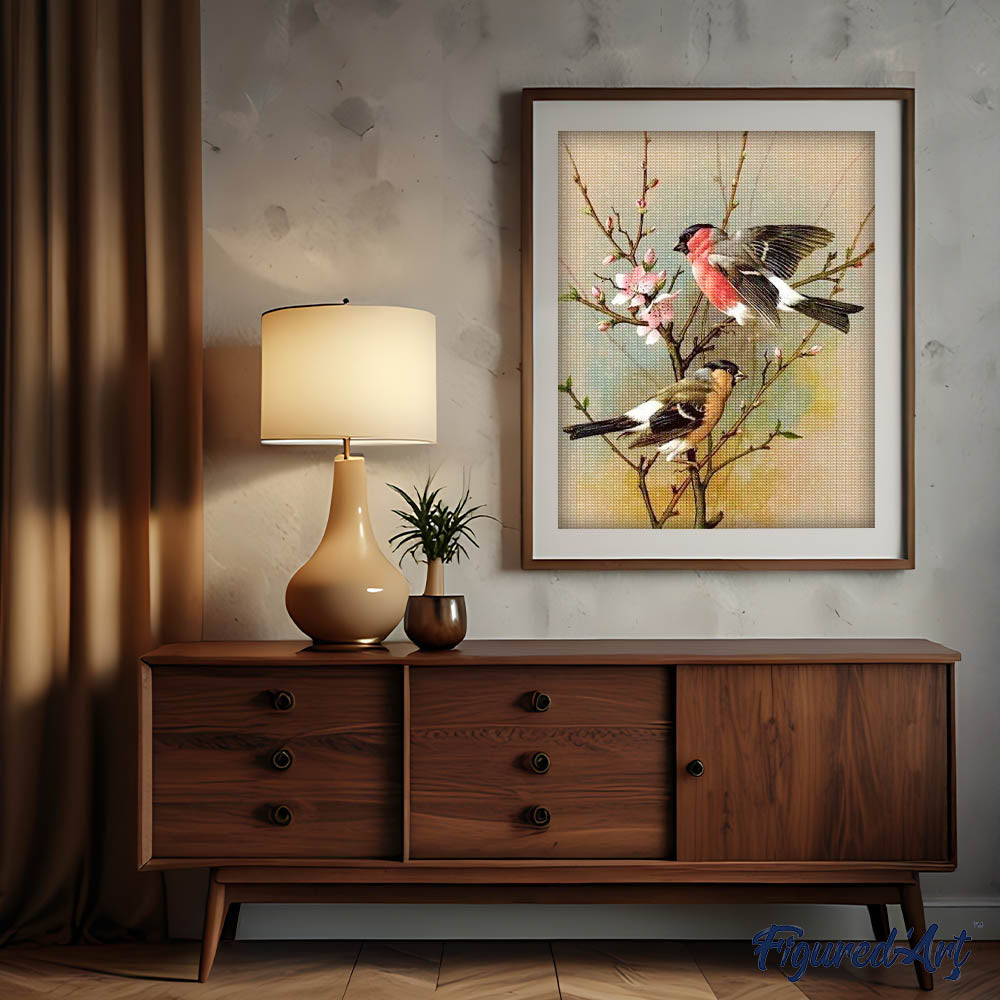 Diamond Painting - Birds on Branch