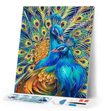 Diamond Painting | Diamond Painting - Couple of Peacocks | animals Diamond Painting Animals peacocks | FiguredArt