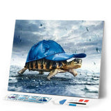 Diamond Painting | Diamond Painting - Turtle and Cap | animals Diamond Painting Animals turtles | FiguredArt