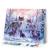 Diamond Painting | Diamond Painting - Wolves | animals Diamond Painting Animals rabbits wolves | FiguredArt