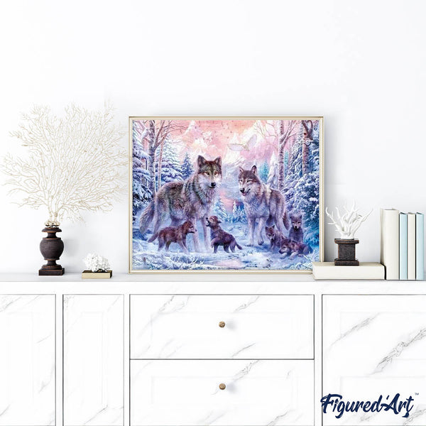 Diamond Painting - Wolves