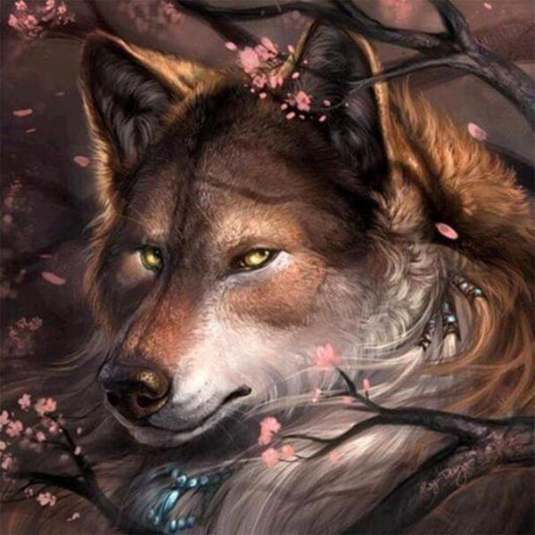 Diamond Painting - Wolf Looking