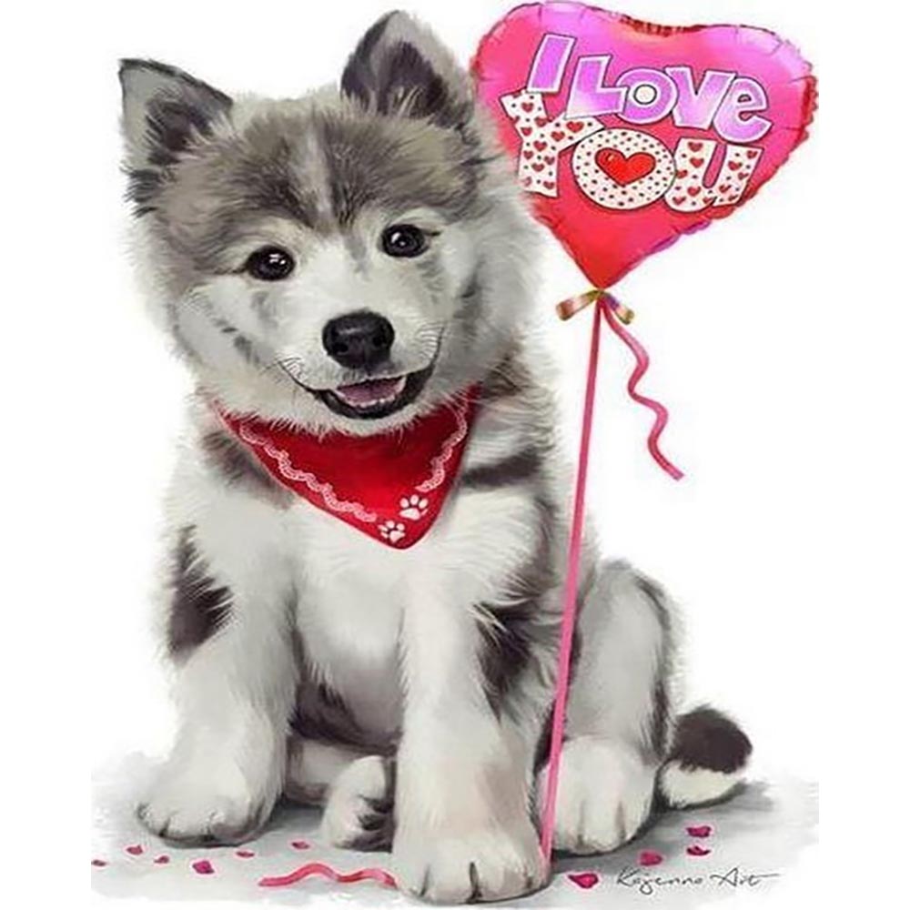 Diamond Painting - Dog I Love You