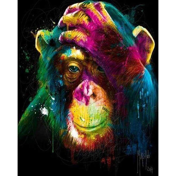 Diamond Painting - Monkey Color