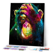 Load image into Gallery viewer, Diamond Painting - Monkey Color