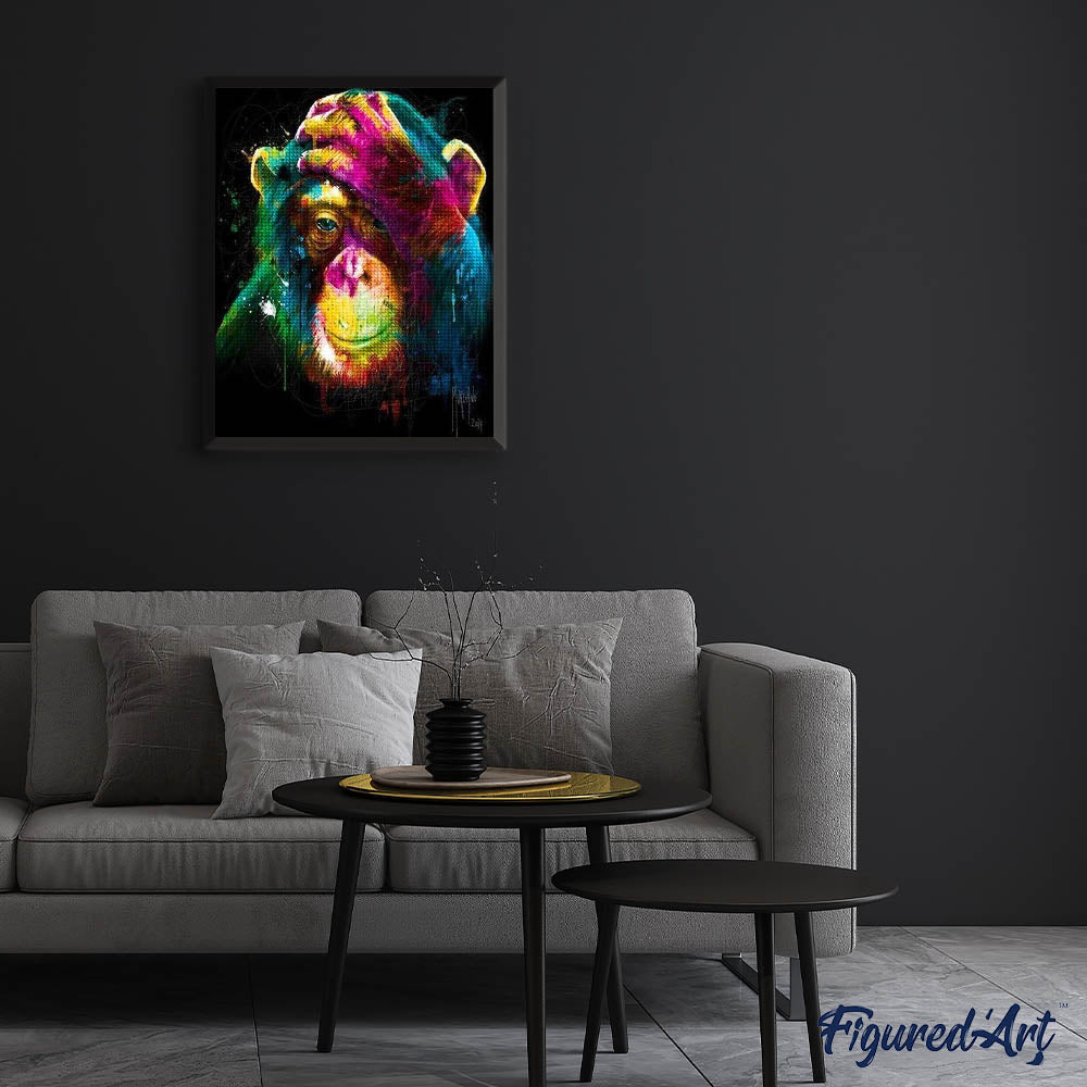 Diamond Painting - Monkey Color